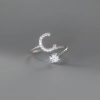 Silver Personalized Initial Letter Ring - Custom A-Z Design
