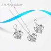 silver jewelry set for women